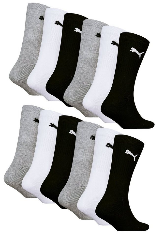 PUMA Kurzsocken PUMA JUNIOR CREW 12P (Spar-Pack, 12-Paar, 12er-Pack) – Bild 2 von 2