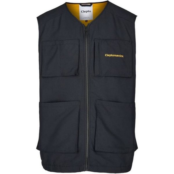 Cleptomanicx Kurzweste Weste Cleptomanicx Square Vest