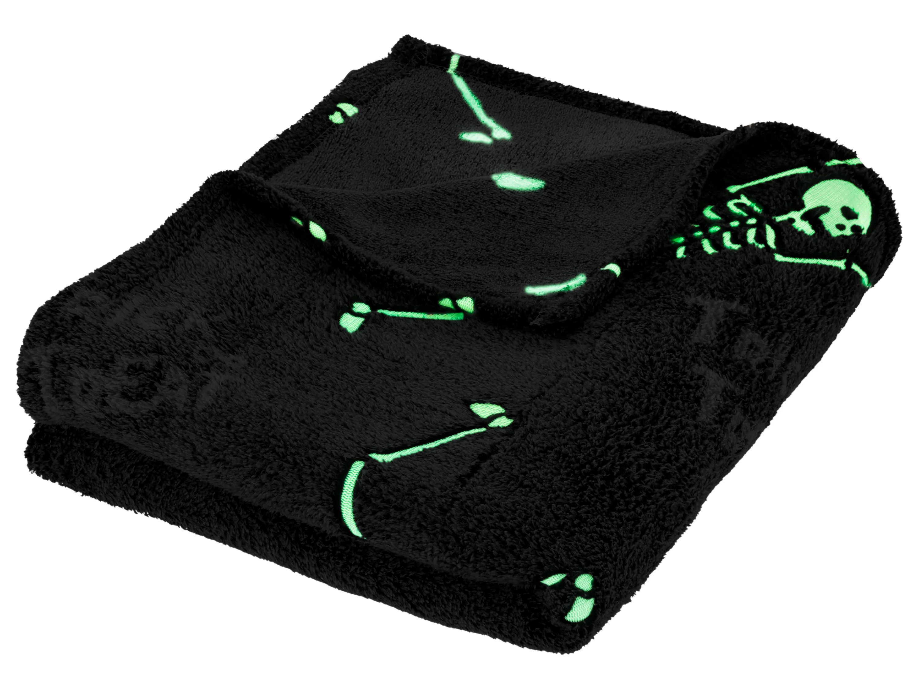 Kuscheldecke »Halloween«, 130 x 160 cm (Skelett) – Bild 2 von 4