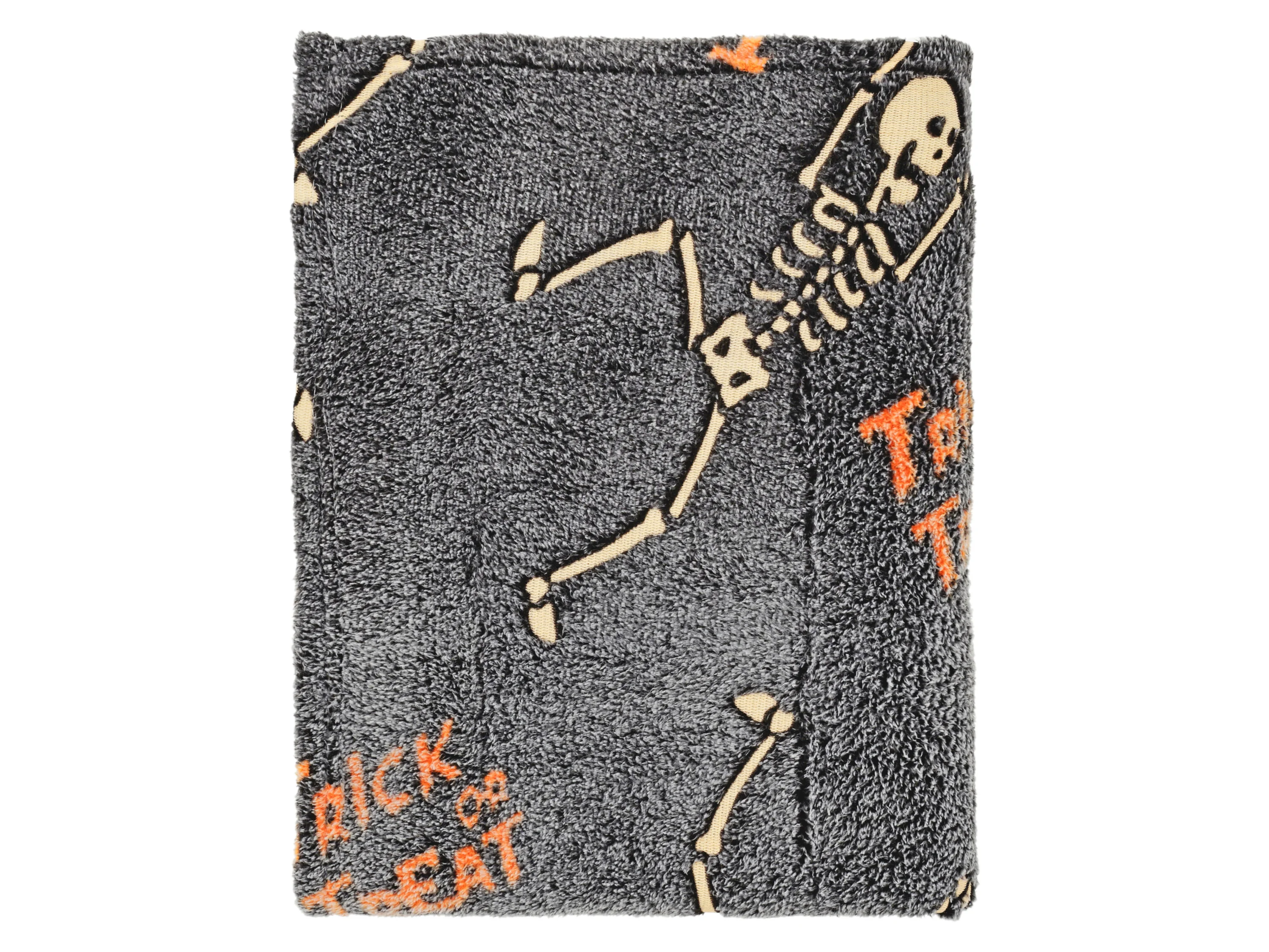 Kuscheldecke »Halloween«, 130 x 160 cm (Skelett) – Bild 3 von 4
