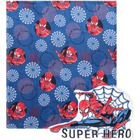 Kuscheldecke mit Formkissen, 130 x 150 cm (Spiderman)