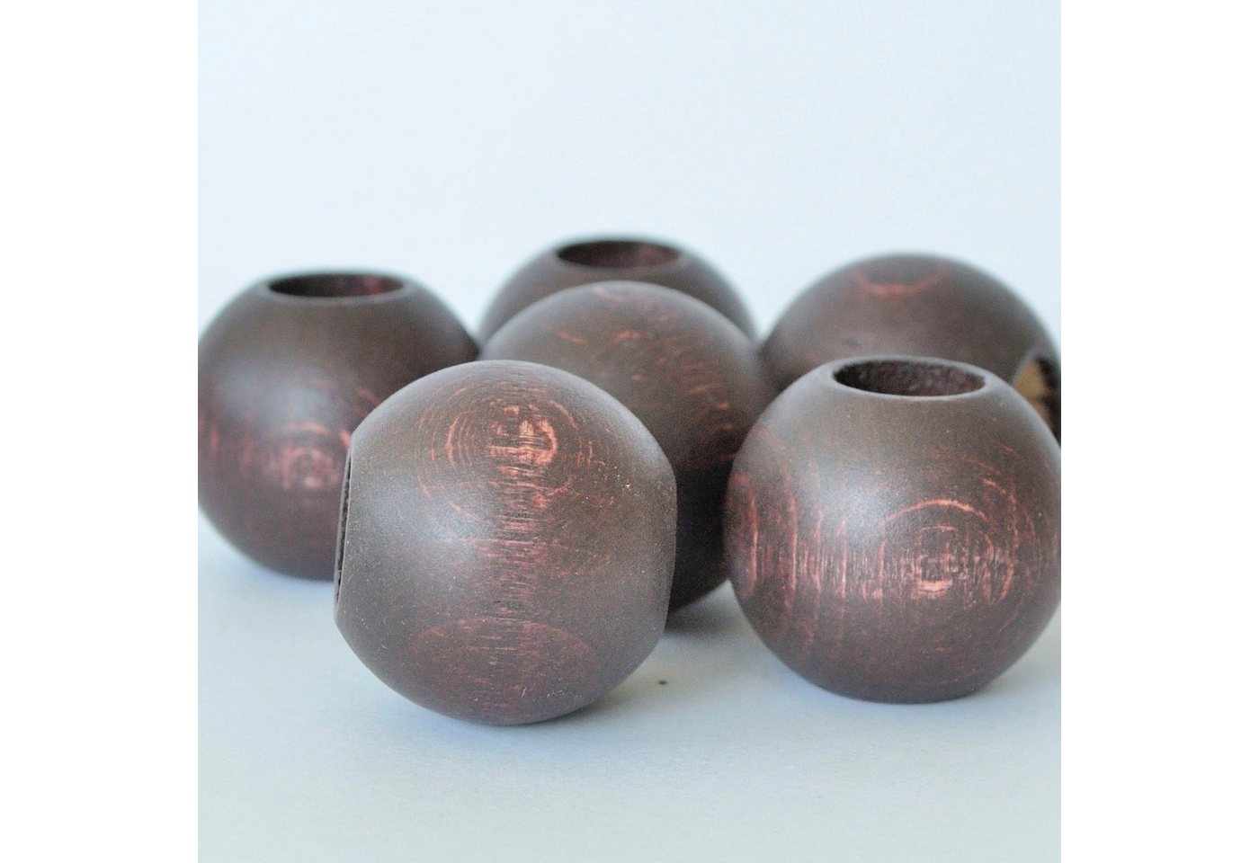 Kutti Raffrollo Brondby Boule, mit Schlaufen, freihängend, halbtransparent, Polyester, Schlaufen – Bild 4 von 5