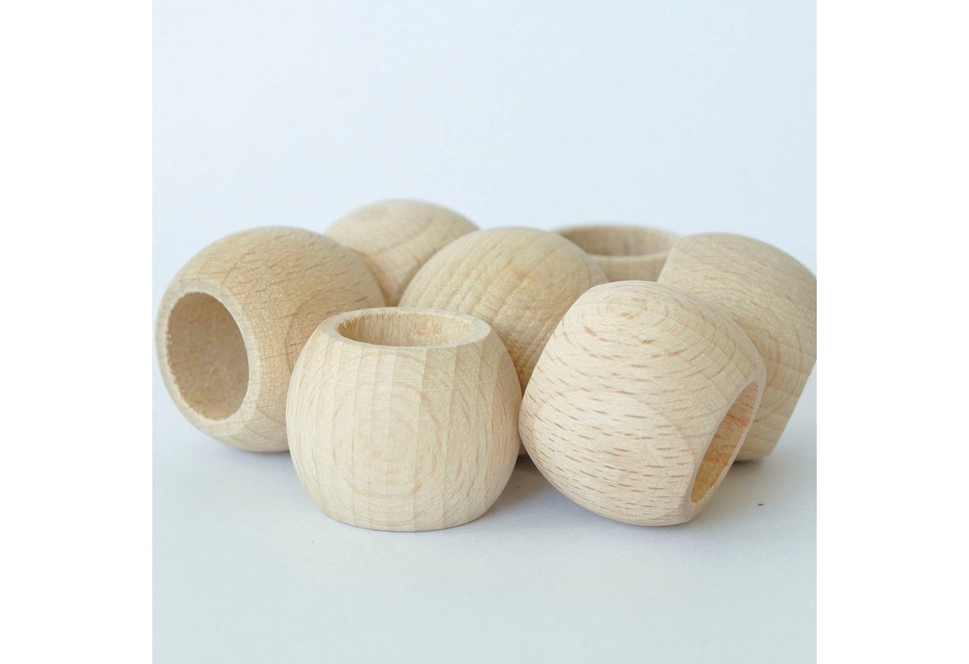 Kutti Raffrollo Brondby Boule, mit Schlaufen, freihängend, halbtransparent, Polyester, Schlaufen – Bild 4 von 5