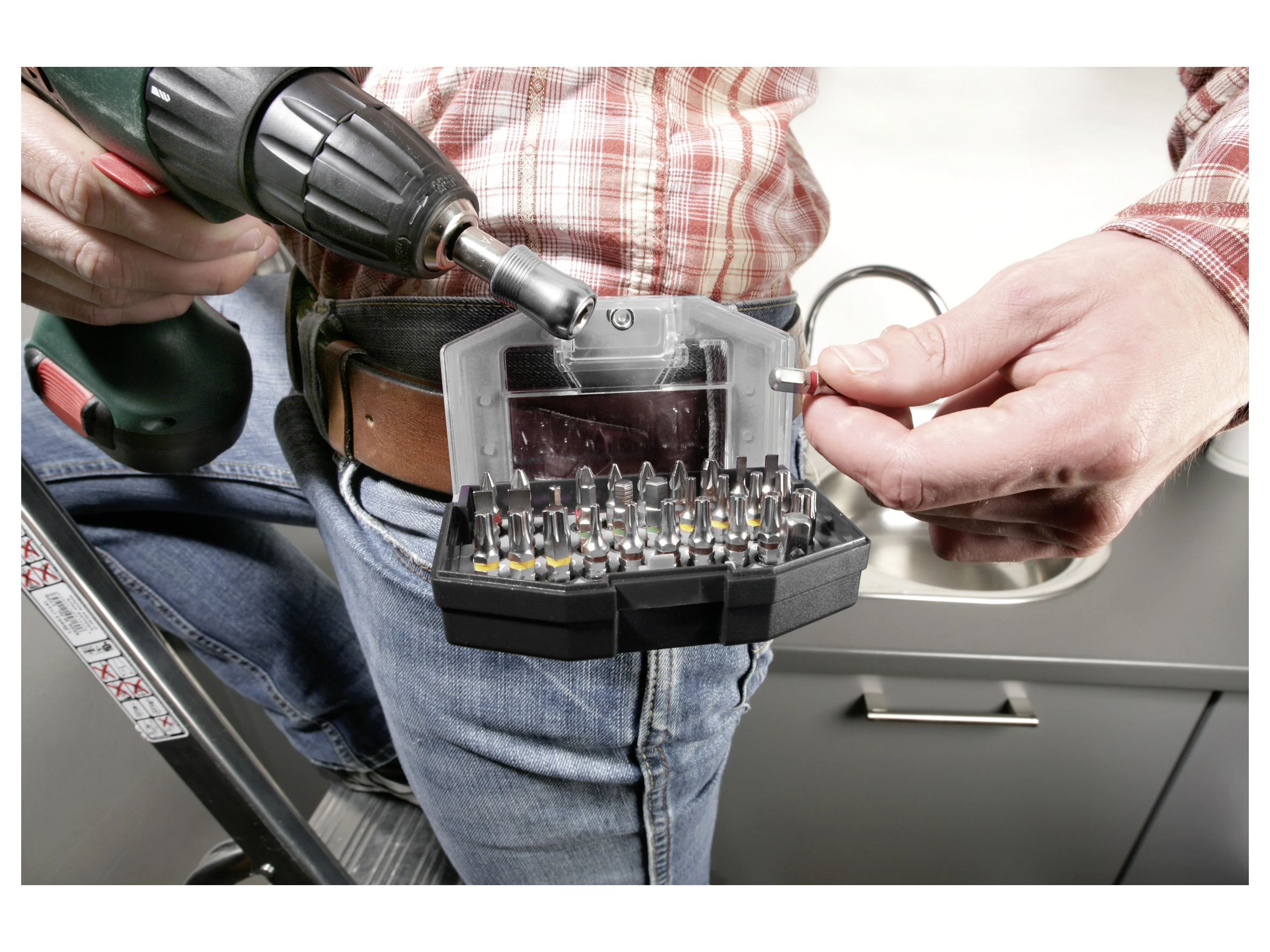KWB Bit-Box mit Gürtelclip, 32-teilig – Bild 2 von 4