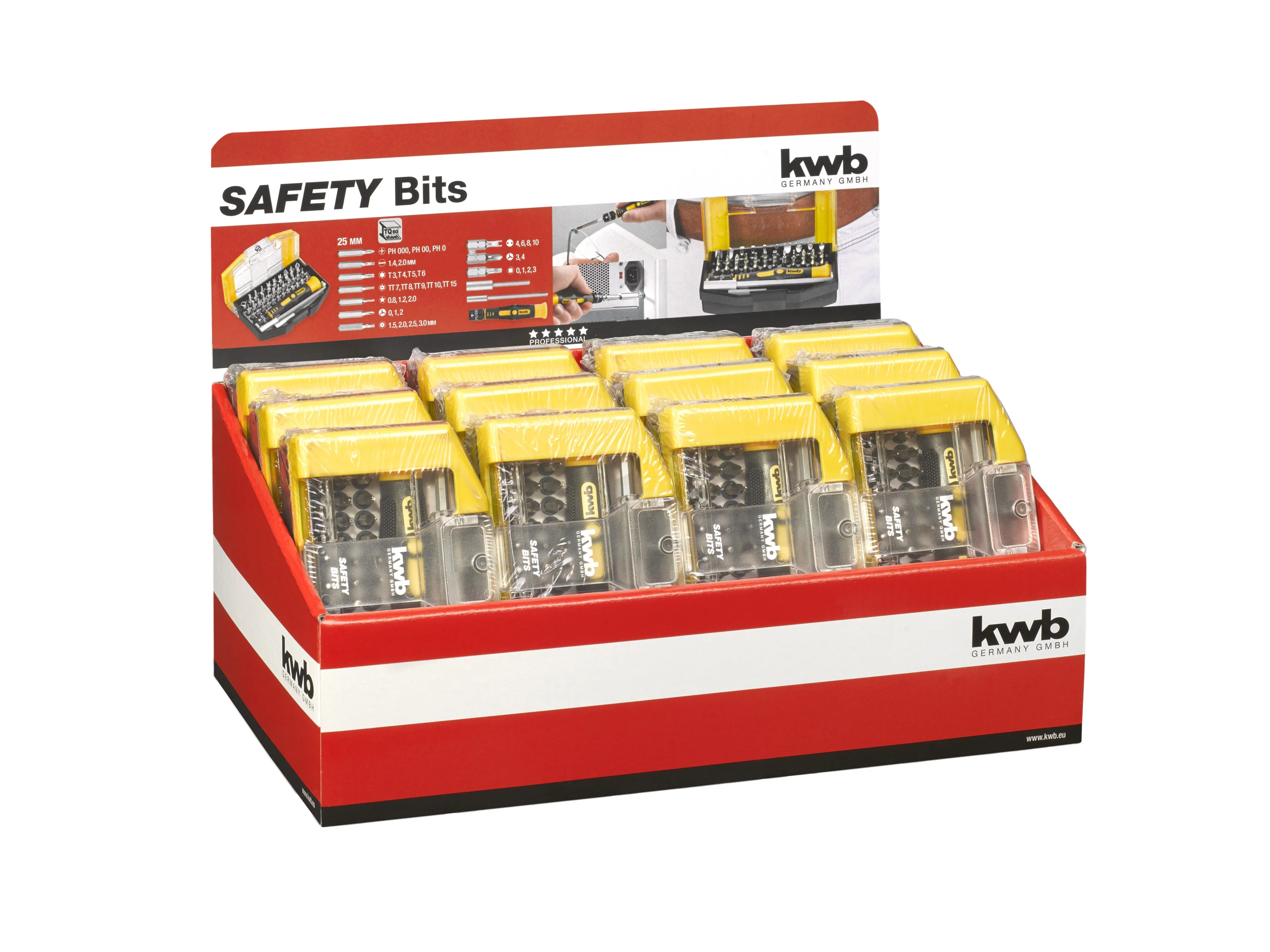 KWB Bit-Box Safety Bits, 37-teilig – Bild 3 von 4
