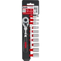 kwb DIY Knarren und Stecknuss Set, 29-teilig