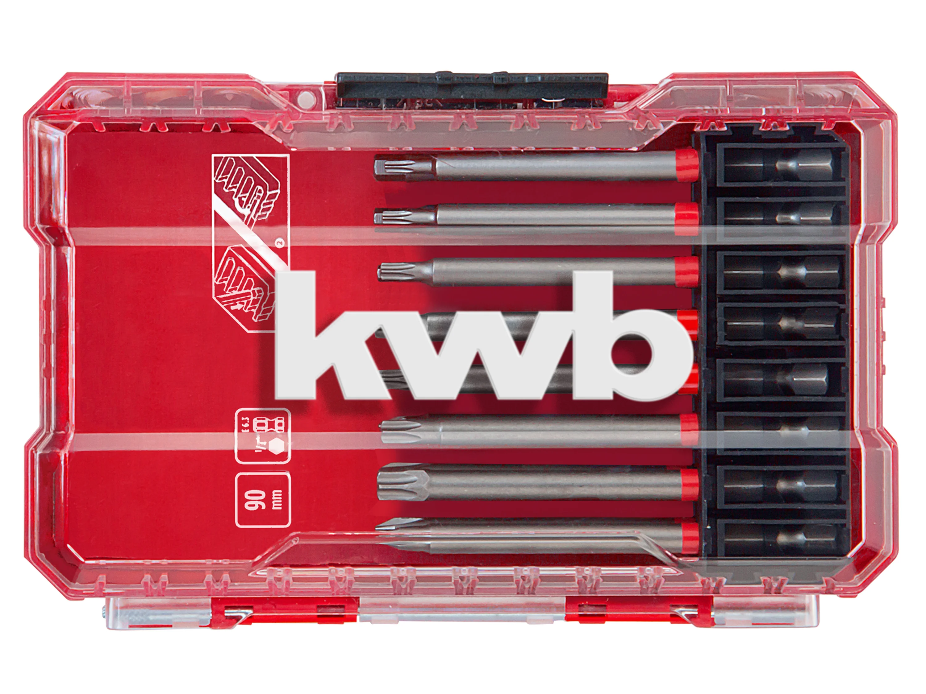 KWB M-CASE Bitkassette, 16-teilig – Bild 2 von 2