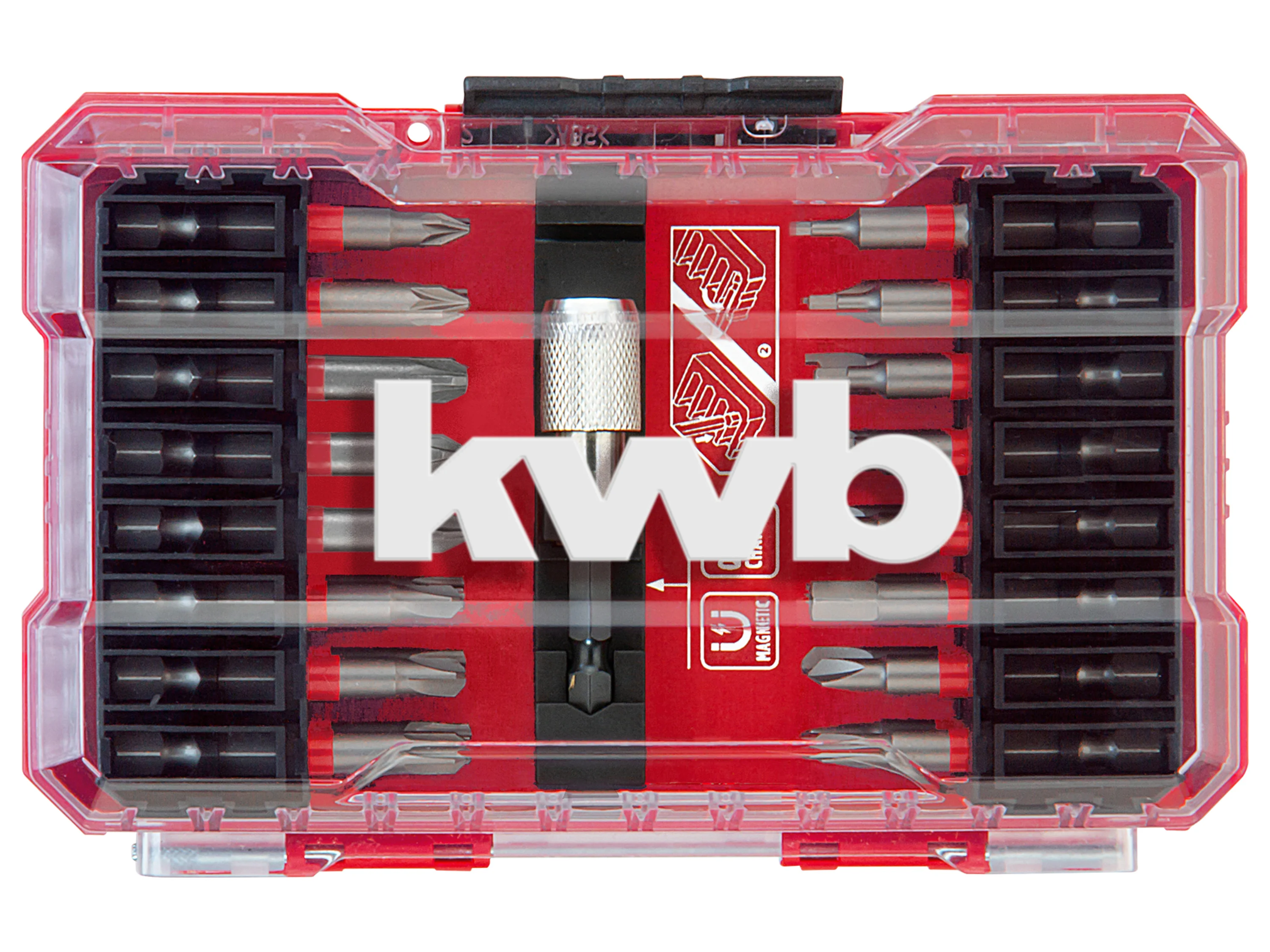 KWB M-CASE Bitkassette, 33-teilig – Bild 2 von 2