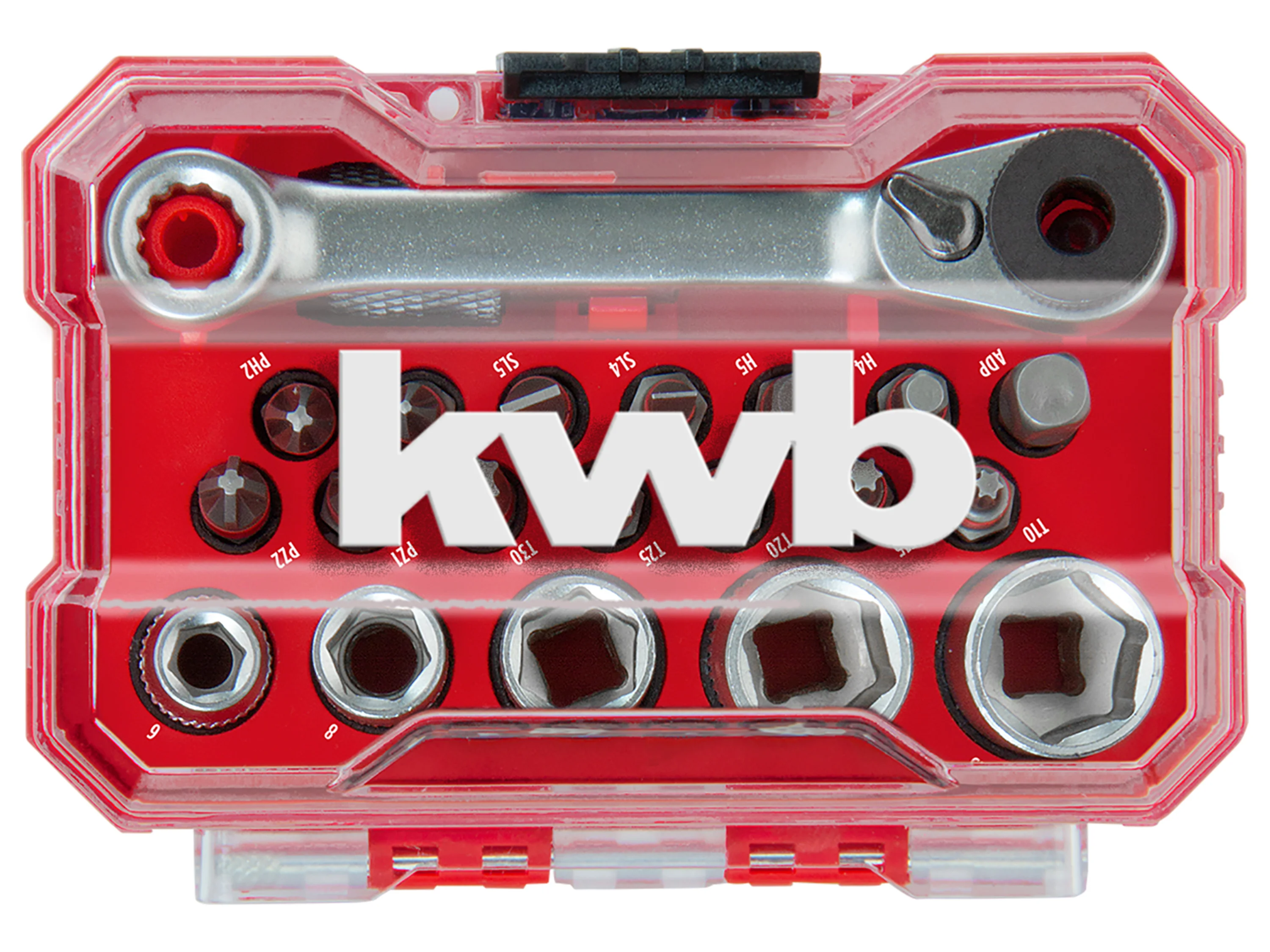 KWB XS-CASE Bitkassette, 21 teilig – Bild 2 von 2