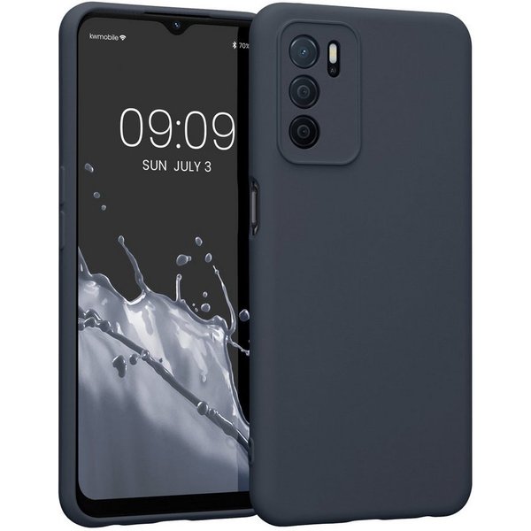 kwmobile Handyhülle Slim Case für Oppo A16 / A16s / A54s, Hülle Silikon Handy - Handyhülle gummiert