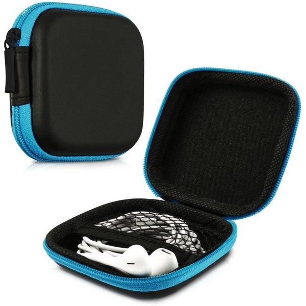 kwmobile Kopfhörer-Schutzhülle In-Ear Kopfhörer Tasche, In Ear Headphones Schutztasche - Earphones Etui Case Cover Hülle