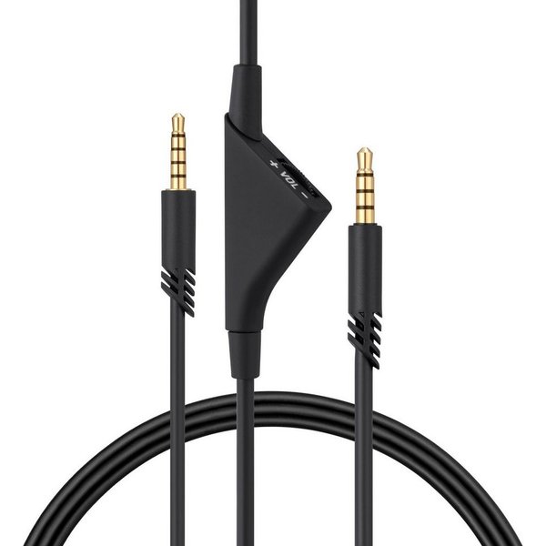 kwmobile Kopfhörerkabel für Logitech Astro A50 / A40TR / A40 / A30 / A10 Audio-Kabel, (24.00 cm), AUX Klinke Ersatz Kabel