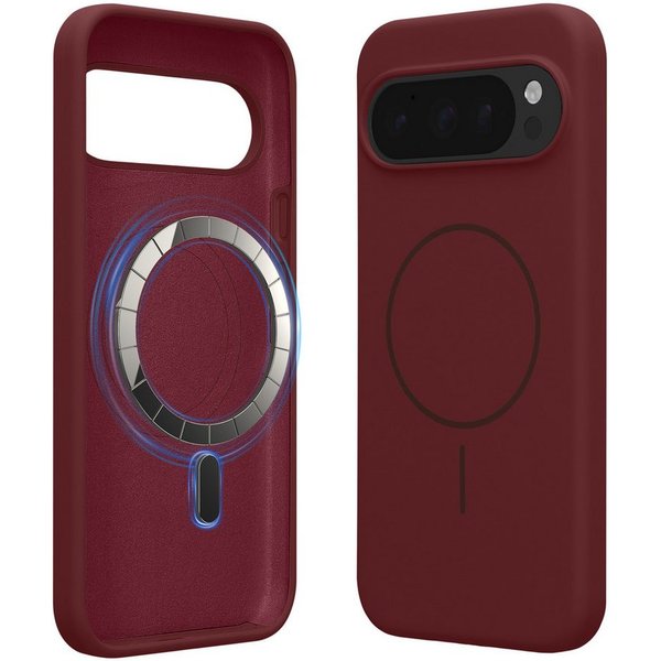 kwmobile Smartphone-Hülle Soft Silikon Case für Google Pixel 10 / Pixel 10 Pro Hülle, magnetische Schutzhülle kompatibel mit MagSafe Cover gummiert