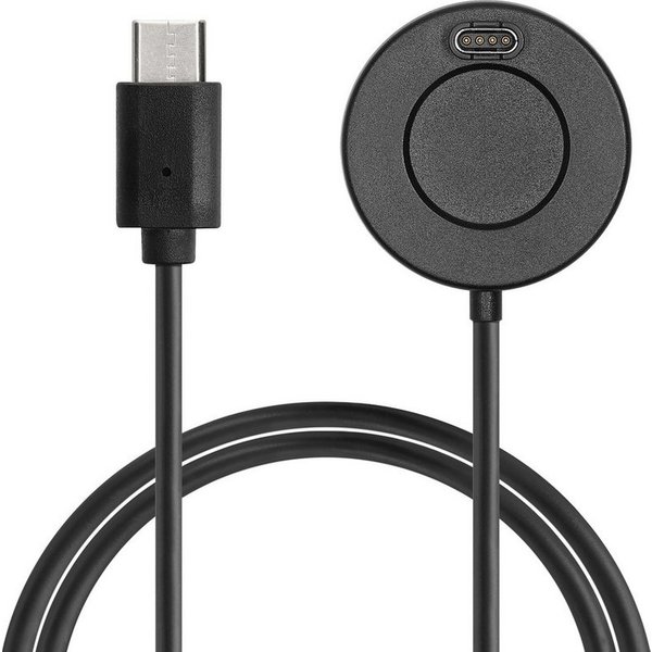 kwmobile Smartwatch USB-C Kabel für Garmin Forerunner 55 / 255 / 255 Music / Smartphone-Ladegerät (1-tlg., USB-C Ladekabel für Smartwatch Aufladekabel Fitnesstr