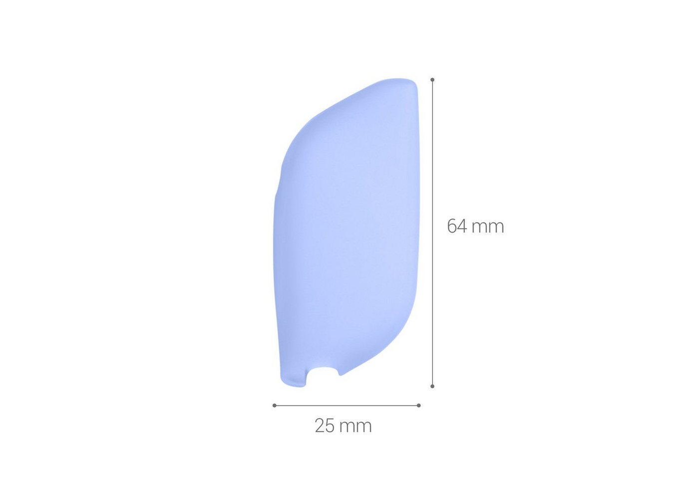 kwmobile Zahnbürstenhalter 2x Zahnbürstenkopf Abdeckung Kappe, (2-St), 2 Stück Schutzkappe Cover - Zahnbürsten Hülle Kopf – Bild 5 von 5
