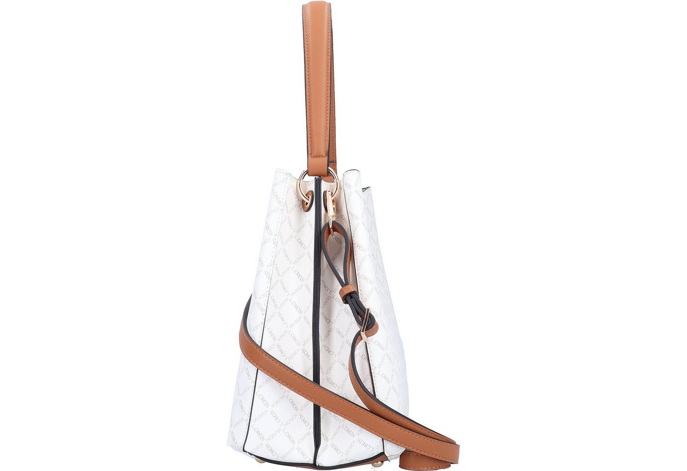 L. CREDI Schultertasche Filiberta, Kunstleder – Bild 3 von 5