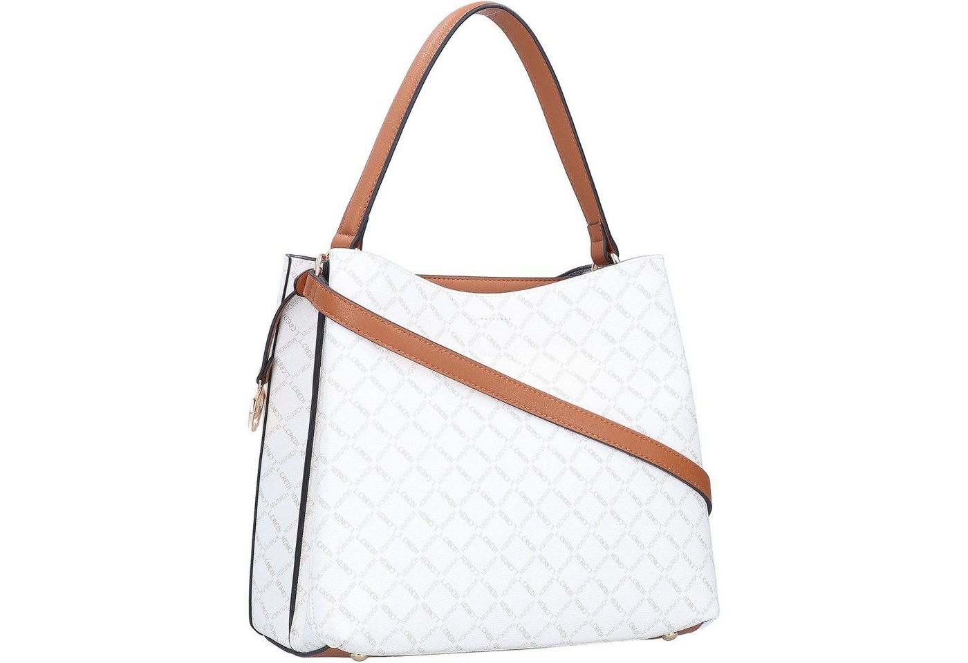 L. CREDI Schultertasche Filiberta, Kunstleder – Bild 4 von 5