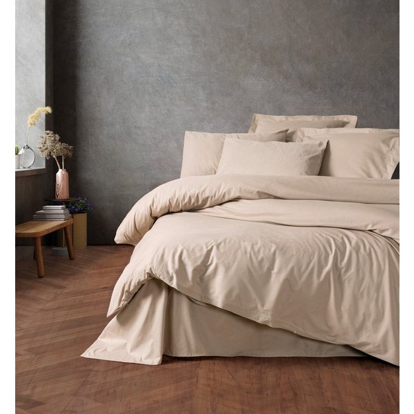 L'Essentiel Maison Bettwäsche Set Plain, Baumwolle, 2 teilig, Langlebige Qualität, Sanft & Weich, 3 Größen