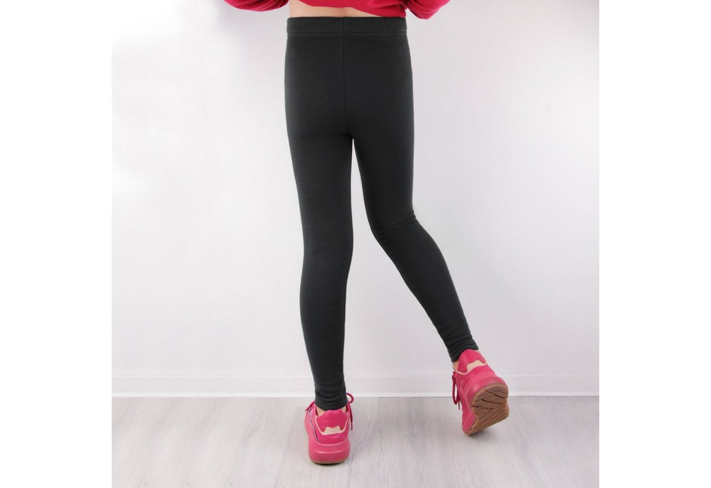 L&K-II Thermoleggings 4602 (1/2/3er-Pack, 1-tlg., 1/2/3er-Set) Winter gefütterte Mädchen Leggings – Bild 5 von 5
