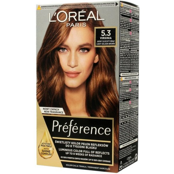 L'Oreal Deutschland Mascara Preference Haarfarbe Nr. 5.3 Virginia - helles Goldbraun 1op
