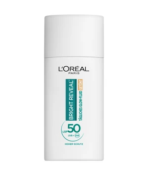 L'Oréal Paris Bright Reveal Tägliches Glow-Fluid Getönt mit LSF 50 - Mittel Sonnengel · 50 ml