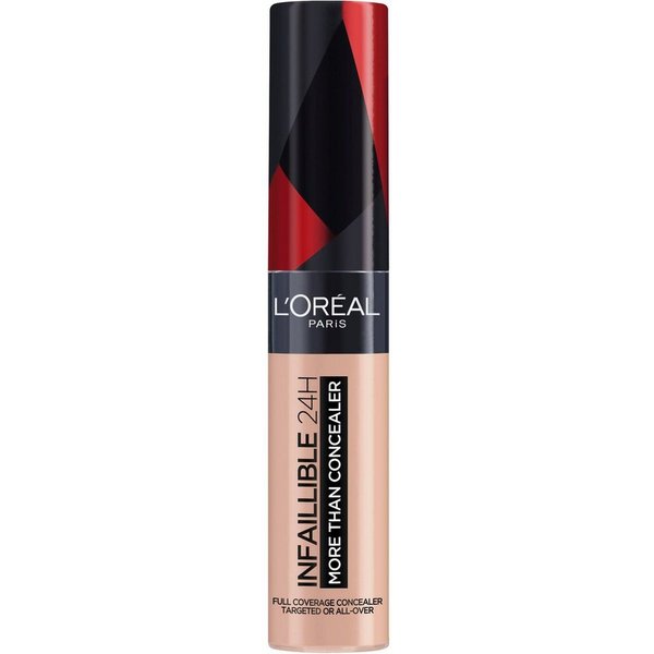 L'ORÉAL PARIS Concealer INFAILLIBLE 24h MORE THAN CONCEALER, hohe Deckkraft, Alleskönner: Abdecken, Auffrischen, Konturieren