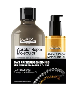 L'Oréal Professionnel Paris Absolut Repair Molecular Shampoo + Bi-Phase Oil Duo Haarpflegeset · 1 Stk