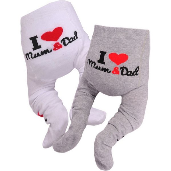 La Bortini Strumpfhose Baby Strumpfhosen 2er Pack Strumpfhose in Weiß und Grau (Set unisex, neutral, für Jungen und Mädchen Erstlingsstrumpfhosen für Neugeboren