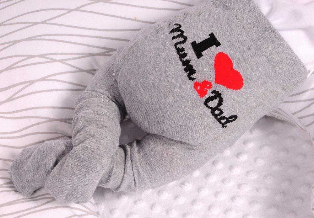 La Bortini Strumpfhose Baby Strumpfhosen 2er Pack Strumpfhose in Weiß und Grau (Set unisex, neutral, für Jungen und Mädchen Erstlingsstrumpfhosen für Neugeboren – Bild 4 von 5