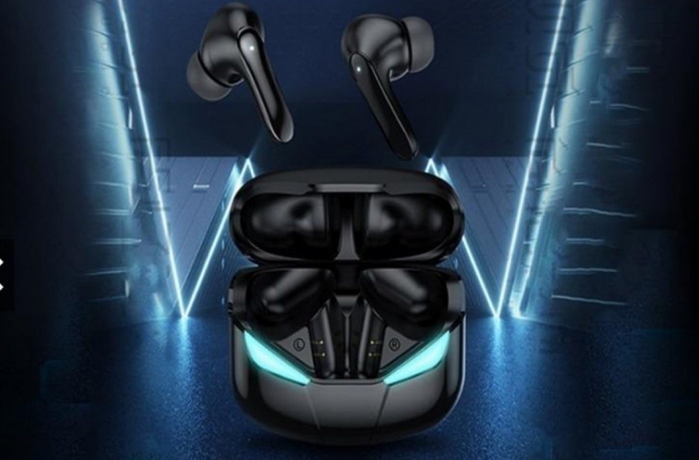 LA CUTE Bluetooth 5.0 True Wireless In-Ear Kopfhörer mit HiFi-Sound Bluetooth-Kopfhörer (Gaming in ear Kopfhörer, Siri, Bixby, Google, Alexa, A2DP Bluetooth, HF – Bild 2 von 5