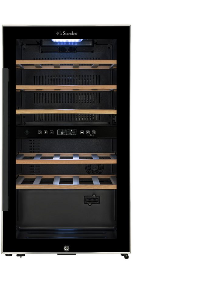 La Sommelière Weintemperierschrank ECS31.2Z, für 29 Standardflaschen á 0,75l,2 Zonen, SMART, Weinkühlschrank freistehend – Bild 3 von 5