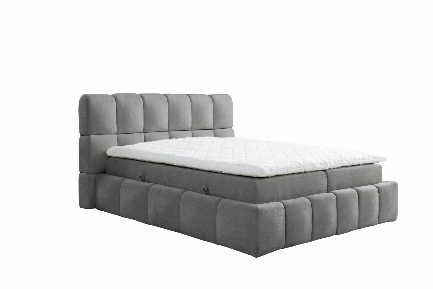 Labett Boxspringbett AURA Bubble Boucle Bett mit Stauraum - 140x200 160x200 180x200 200x200 – Bild 2 von 5