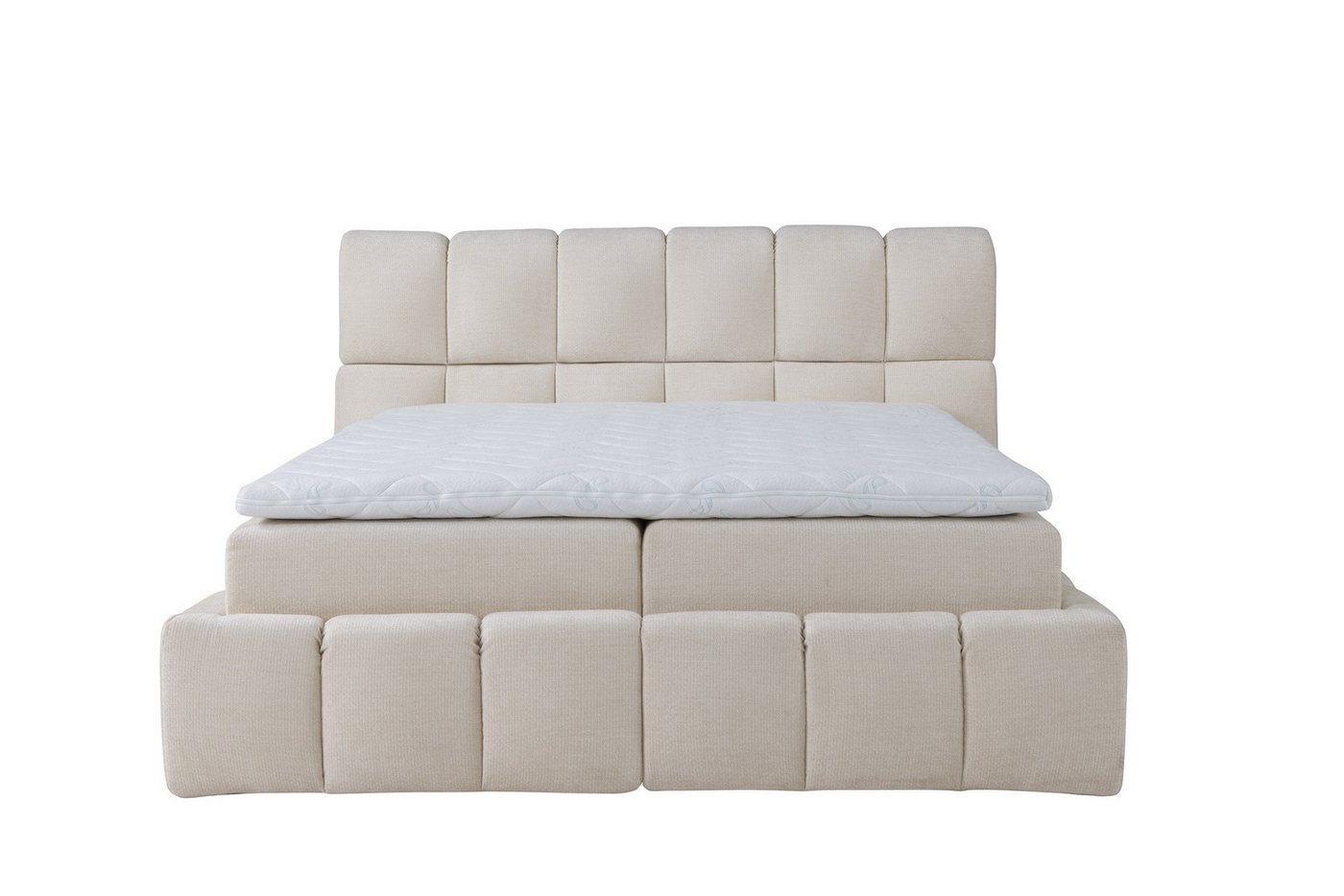 Labett Boxspringbett AURA Bubble Boucle Bett mit Stauraum - 140x200 160x200 180x200 200x200 – Bild 5 von 5