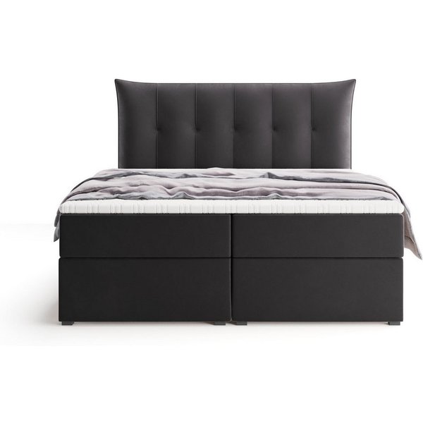 Labett Boxspringbett mit Bettkasten & H3/H4 Matratze PREMIUM 10, 160x200 180x200 200x200 (2 Bettkästen, Topper), 7-Zonen Taschenfederkernmatratze H3 oder H4