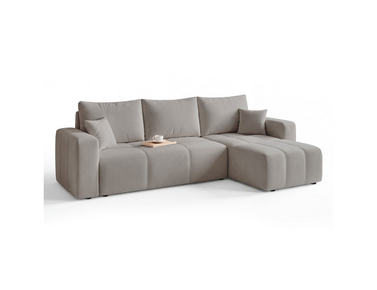 Labett Ecksofa mit Schlaffunktion & Bettkasten PIANO L-Form – Bild 2 von 5