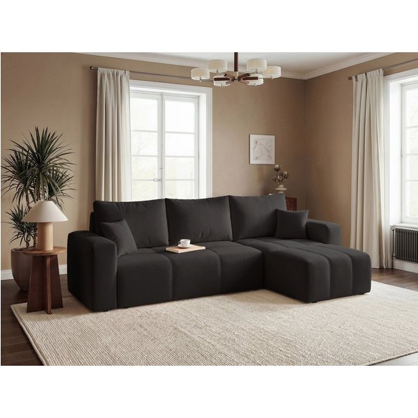 Labett Ecksofa mit Schlaffunktion & Bettkasten PIANO L-Form
