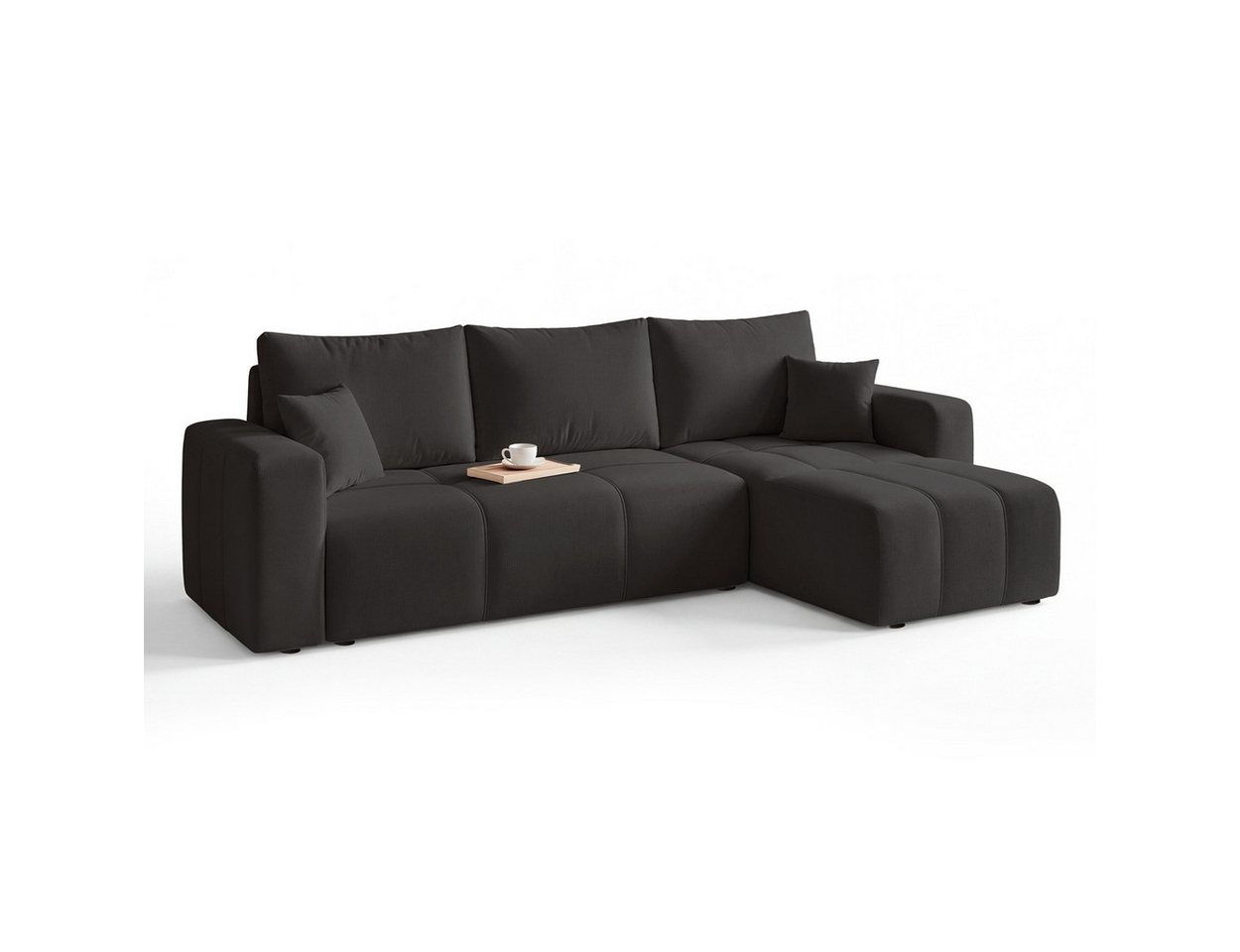 Labett Ecksofa mit Schlaffunktion & Bettkasten PIANO L-Form – Bild 2 von 5