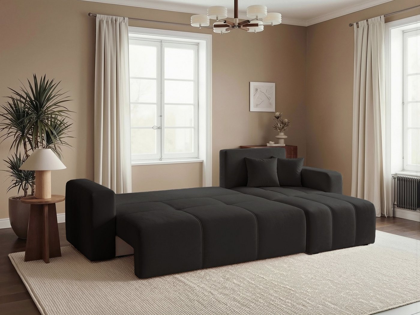 Labett Ecksofa mit Schlaffunktion & Bettkasten PIANO L-Form – Bild 5 von 5