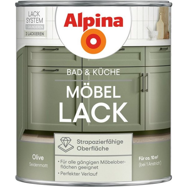 Alpina Lack Alpina Bad & Küche Möbel-Lack