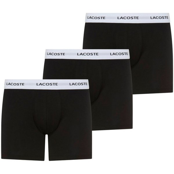 Lacoste Boxer Boxer Brief (Packung, 3er) mit Lacoste-Schriftzug am Bund
