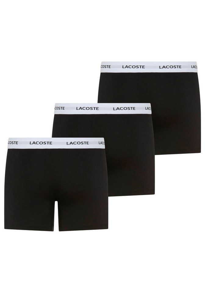 Lacoste Boxer Boxer Brief (Packung, 3er) mit Lacoste-Schriftzug am Bund – Bild 2 von 2