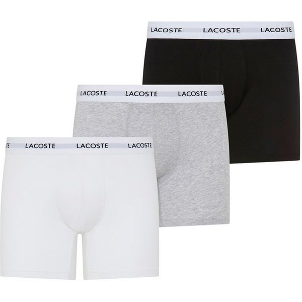 Lacoste Boxer Boxer Brief (Packung, 3er) mit Lacoste-Schriftzug am Bund