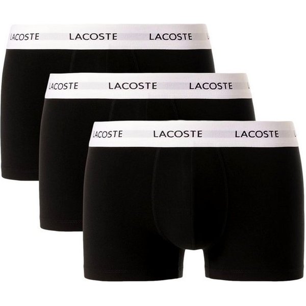 Lacoste Boxershorts Boxershorts Unterhosen 3-Pack (3-St)