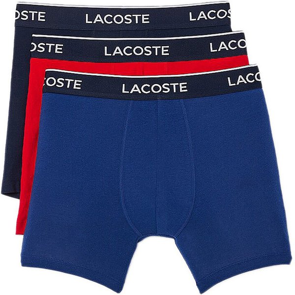 Lacoste Langer Boxer Herren Boxer Brief 3er Pack
