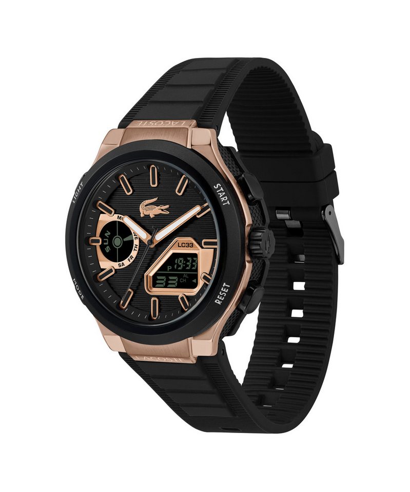 Lacoste Quarzuhr LC33 2011517, Armbanduhr, Herrenuhr, Silikonarmband, analog, digital, Jahr, Monat – Bild 3 von 5