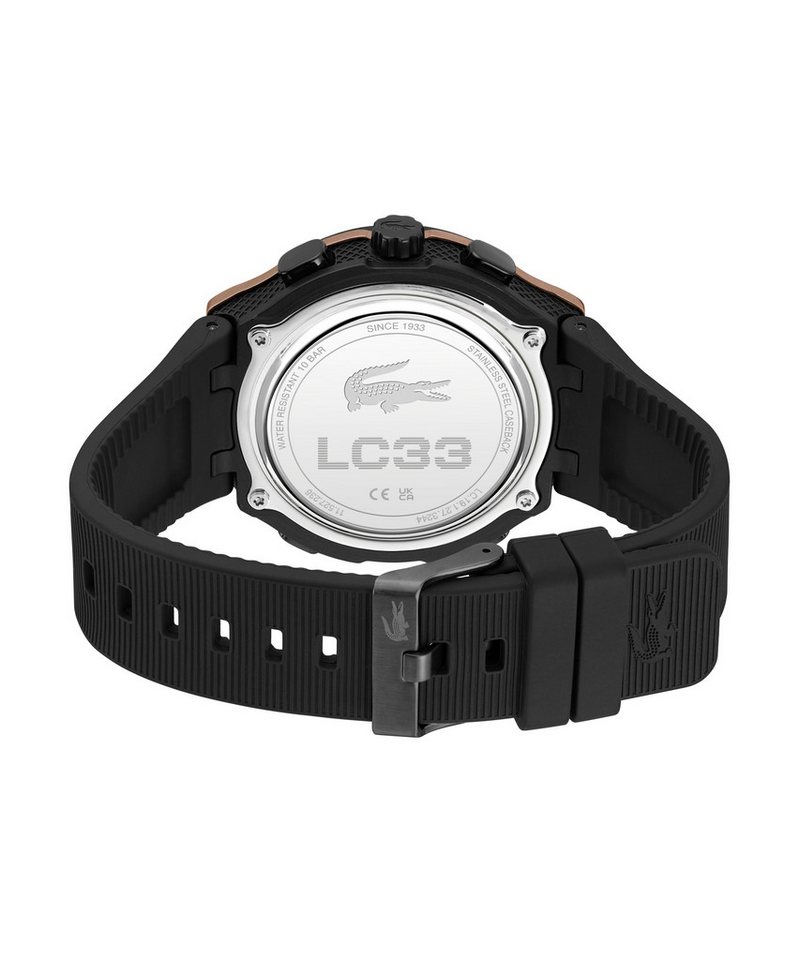Lacoste Quarzuhr LC33 2011517, Armbanduhr, Herrenuhr, Silikonarmband, analog, digital, Jahr, Monat – Bild 4 von 5