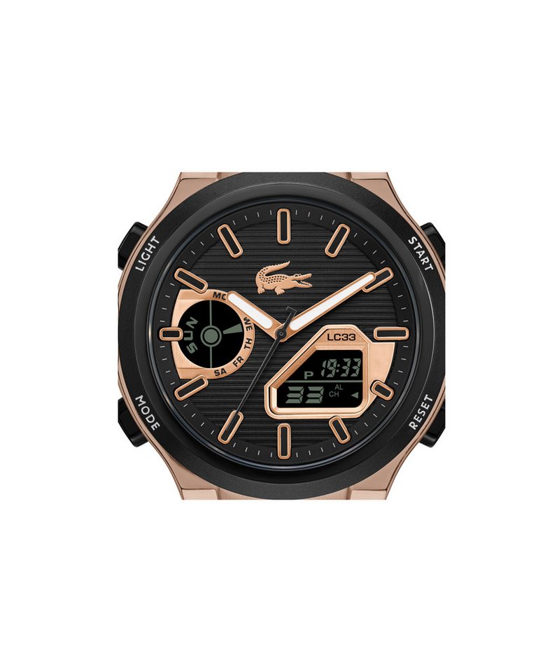 Lacoste Quarzuhr LC33 2011517, Armbanduhr, Herrenuhr, Silikonarmband, analog, digital, Jahr, Monat – Bild 5 von 5
