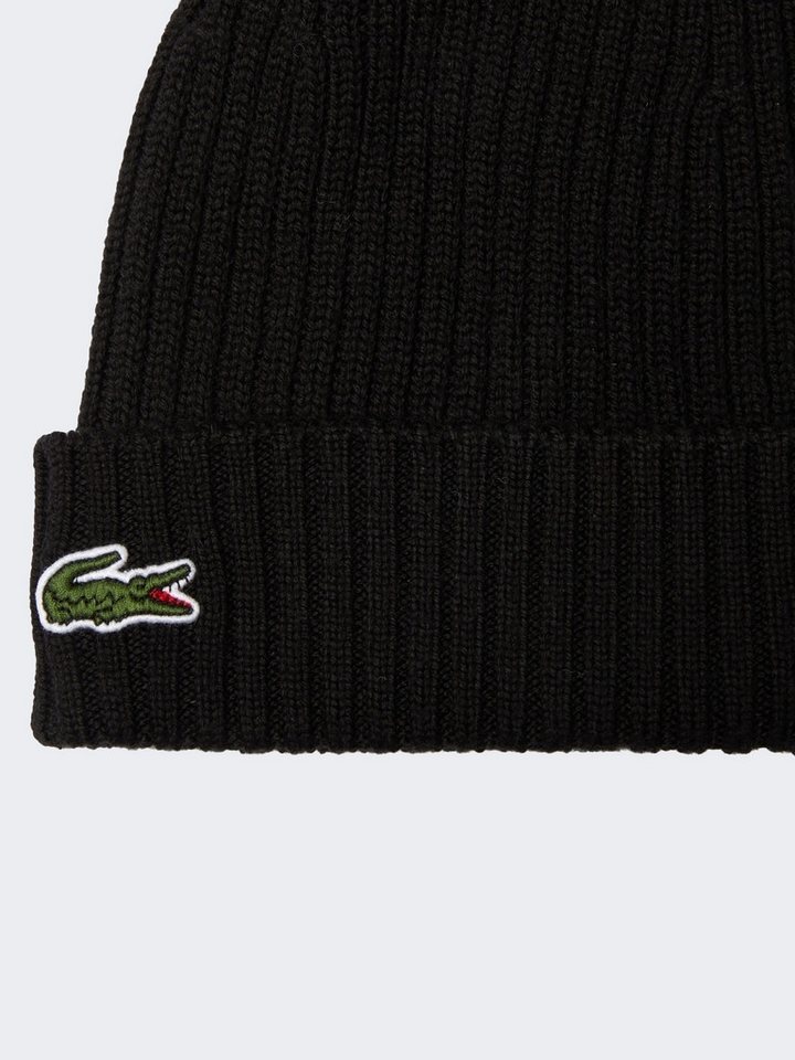 Lacoste Strickmütze Accessoires - Mütze (black) – Bild 3 von 3