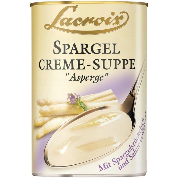 Lacroix Fertiggericht, Lacroix Spargel Crème Suppe cremig mit Spargelstückchen 400 ml