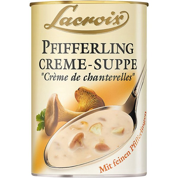 Lacroix Fertiggericht, Lacroix Pfifferling Creme Suppe fein mit Pfifferlingen 400ml